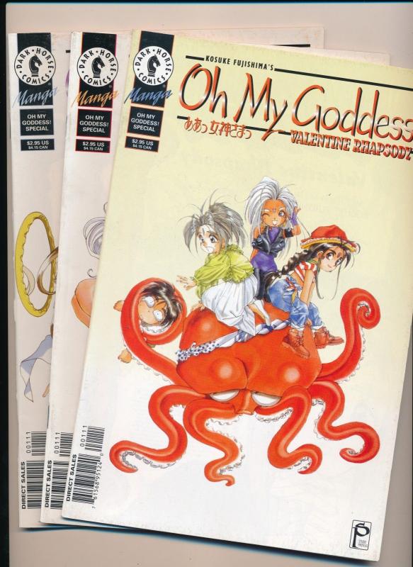 Dark Horse Comics Oh My Goddess, #3,4,5 MAGNA Kosuke Fujishima VF (HX820)