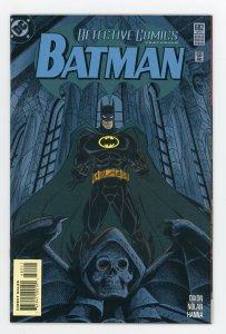 Detective Comics #682 Chuck Dixon Lucius Fox Embossed Cover Variant NM