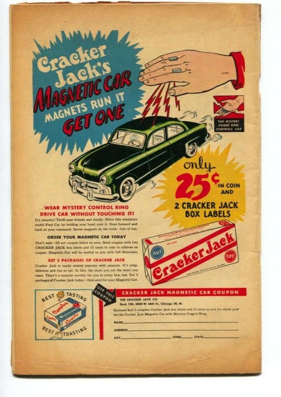 Ozark Ike #25 1952- Good Girl art-headlight cover-baseball