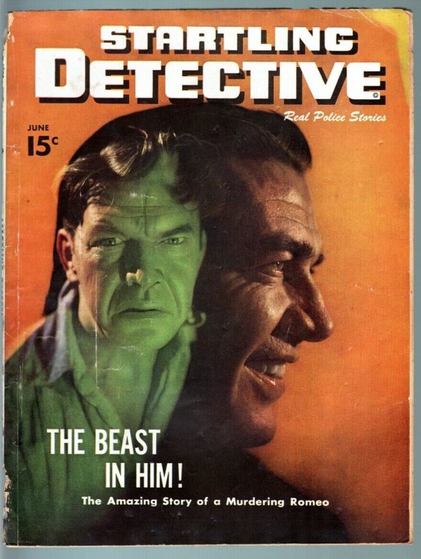 STARTLING DETECTIVE JUN 1948-MURDERING ROMEO-PULP-TRUE CRIME FR