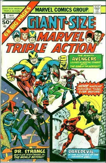 Marvel GIANT-SIZE MARVEL TRIPLE ACTION #1 VG/FN