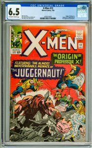 X-Men #12 (1965) CGC 6.5! OWW Pages! 1st Appearance of the Juggernaut!
