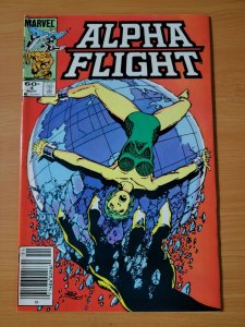 Alpha Flight #4 Newsstand Variant ~ VF - NEAR MINT NM ~ 1983 Marvel Comics