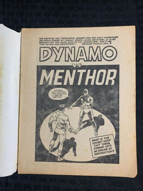 Vintage UNCANNY TALES Class Comics #113 VG 4.0 Dynamo vs Menthor