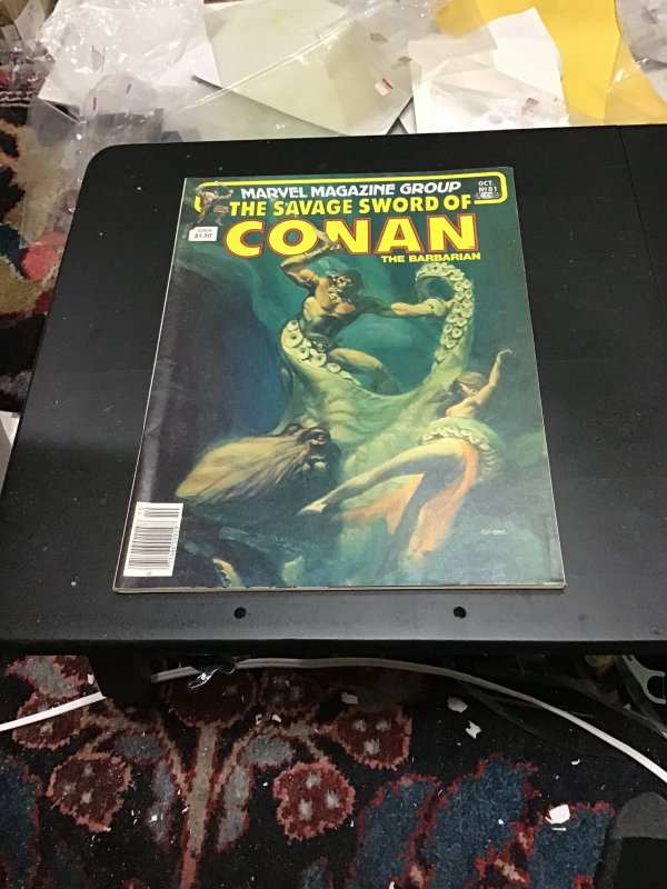 The Savage Sword of Conan #81 (1982) John Buscema Art! High-Grade! NM- Wow!