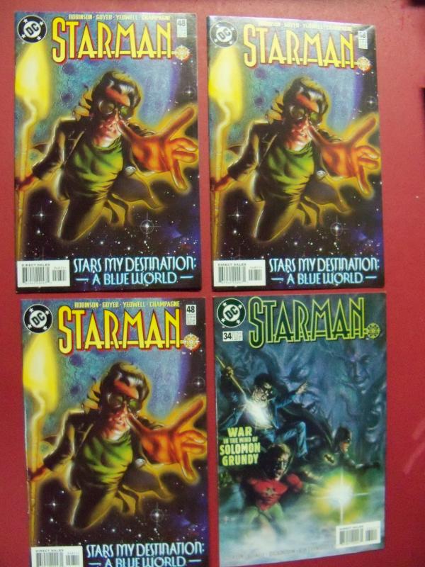 LOT/COLLECTION OF 42 NEAR MINT STARMAN BOOKS LIQUIDATION SALE