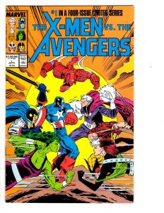 4 The X-Men vs. The Avengers Marvel Comic Books # 1 2 3 4 Wolverine Thor CB1