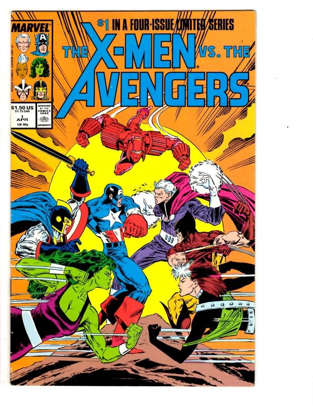 4 The X-Men vs. The Avengers Marvel Comic Books # 1 2 3 4 Wolverine Thor CB1