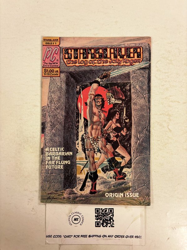 Starslayer the Log of the Jolly Roger #1 VF PC Comic Books Mike Grell 21 HH110