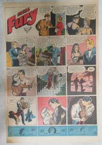 Miss Fury Sunday by Tarpe Mills from 3/29/1942 Size: 11 x 15  Very Rare Year #2