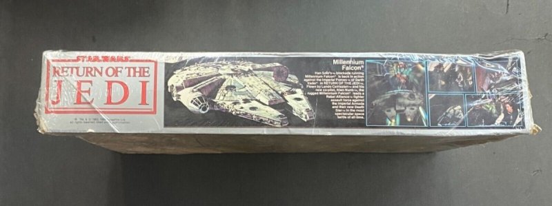 Star Wars Return Of The Jedi Millennium Falcon Model Kit 8917 1989 w/ Box