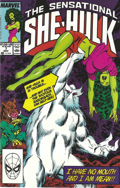 The Sensational She-Hulk #7 (Nov 1989)