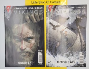 Vikings Godhead #1 2 3 4 1-4 Complete Set Cover A 2016 Titan Comics