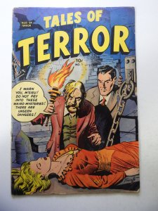 Tales of Terror #1 (1952) GD Condition 1 1/2 cumulative spine split