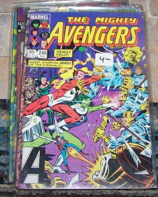 Avengers # 246 (Aug 1984, Marvel) starfox the eternals sersi she-hulk thor***