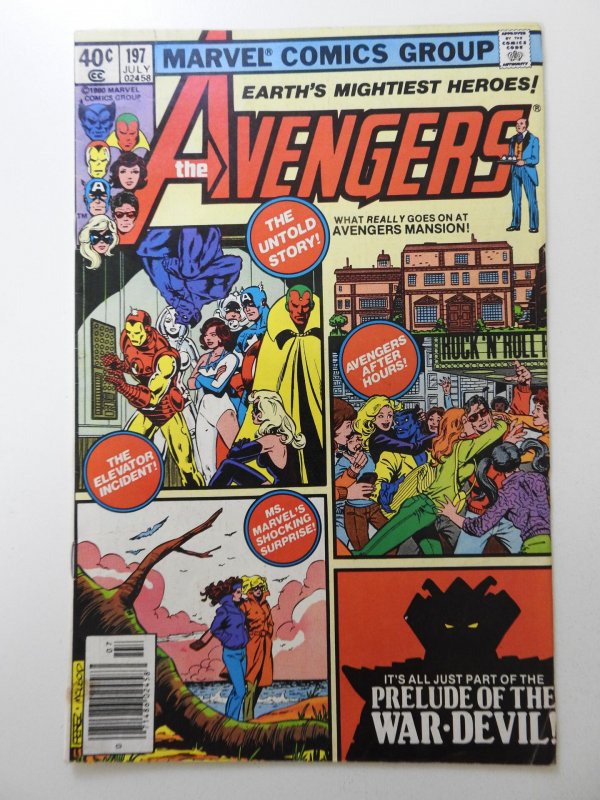 The Avengers #197 (1980) Great Read! Fine- Condition!