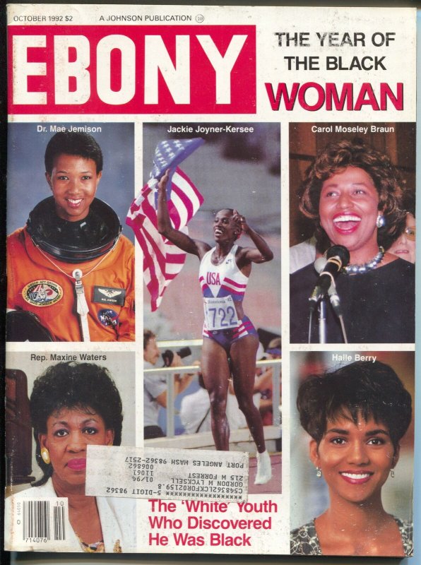 Ebony 10/1992-Year of The Black Woman-Halle Berry-Dr Mae Jemison-FN