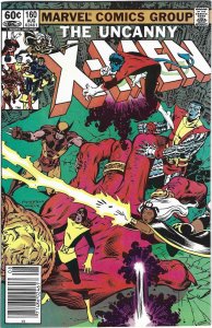 The Uncanny X-Men #160 Newsstand Edition (1982)