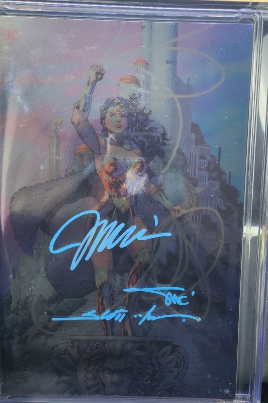 Wonder Woman #1 - Signed J. Lee, S. Williams, A. Sinclair (CGC Sig 9.8) 2023