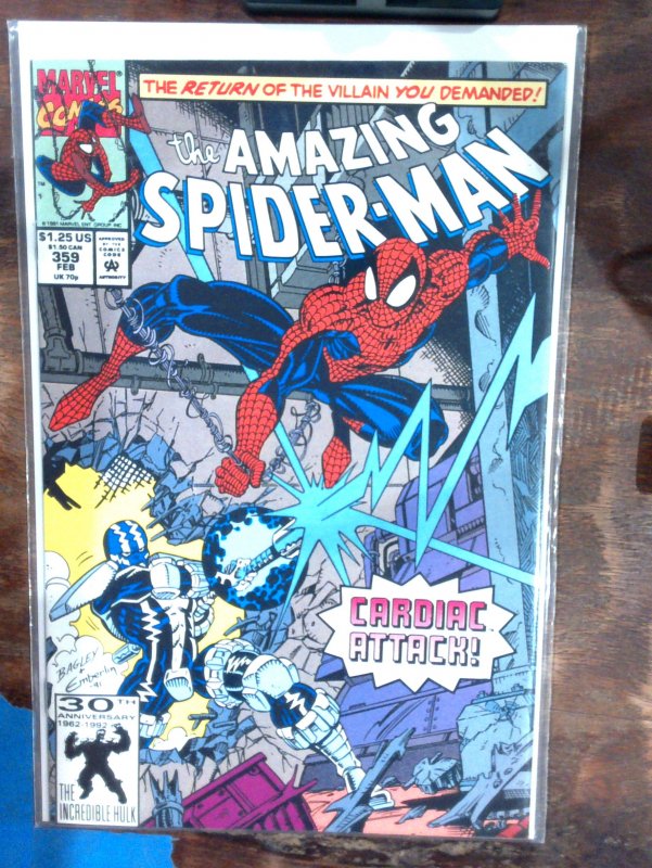 The Amazing Spider-Man #359 Direct Edition (1992) 1st Carnage (Cameo)