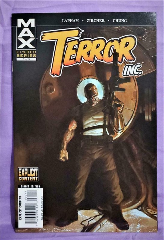 Marvel Max David Lapham TERROR INC #1 - 5 Patrick Zircher (Marvel, 2007)!