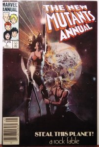 The New Mutants Annual #1 CPV Newsstand Edition (1984)