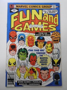 Fun and Games Magazine #1 (1979) VF Condition!