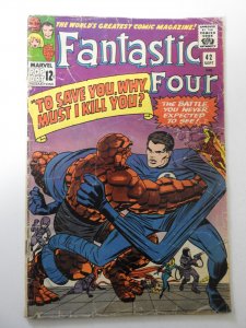 Fantastic Four #42 (1965) GD Condition ink on fc and interior bc