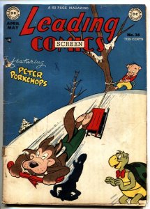LEADING COMICS #36--1949--DC--PETER PORKCHOPS--comic book