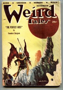 WEIRD TALES NOV 1948-SEABURY QUINN-JACOBI-JOHN GUINTA FN