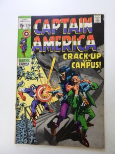 Captain America #120 (1969) FN+ condition stain back cover