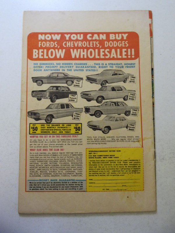 Strange Suspense Stories #2 (1968) VG Condition moisture stains