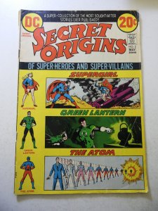 Secret Origins #2 (1973) VG- Condition 3/4 spine split