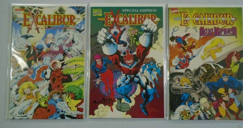 Excalibur lot of 3 Prestige editions 8.0 VF