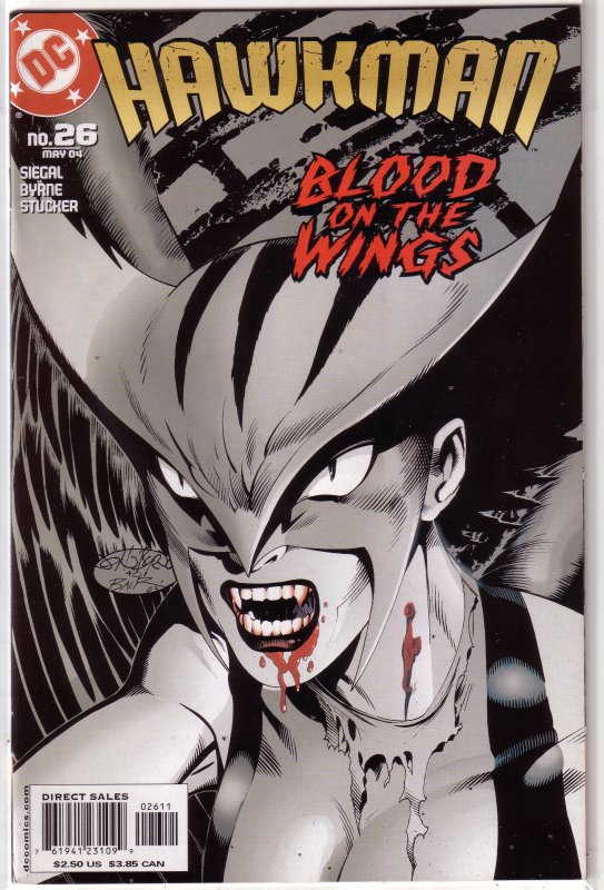 Hawkman (vol. 4, 2002)#26 VF/NM Siegal/Byrne, Hawkgirl, vampires