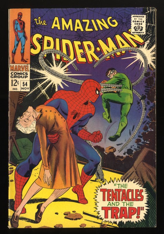 Amazing Spider-Man #54 FN+ 6.5 Doctor Octopus Appearance!