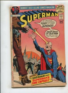 SUPERMAN #250 (4.0) ADAMS!! 1972