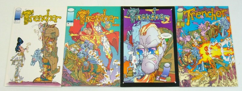 Trencher #1-4 VF/NM complete series - image comics - keith giffen set lot 2 3