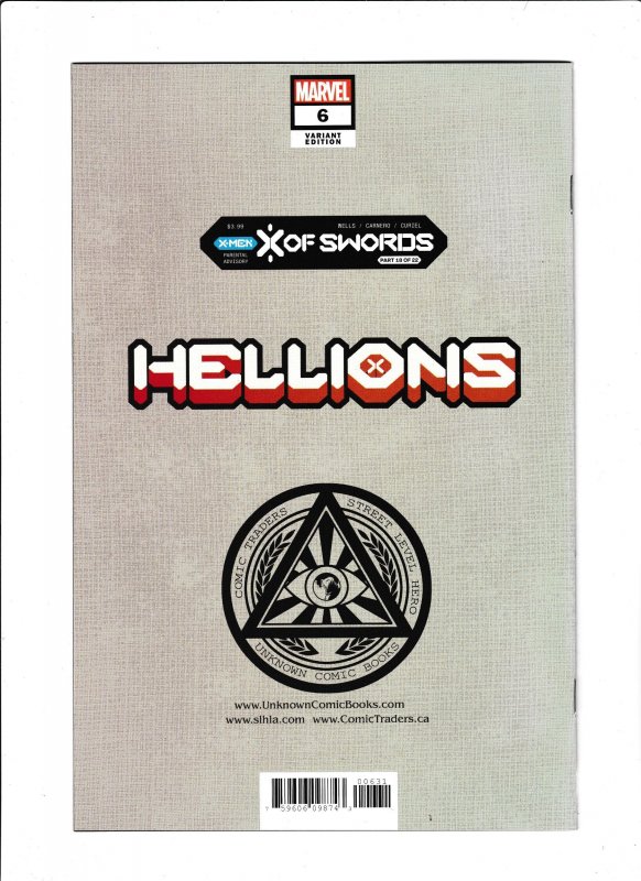 HELLIONS #06 (2021) DAVID NAKAYAMA | COMICS ILLUMINATI | TRADE | VIDEO GAME CVR