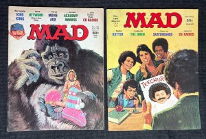 1977 MAD Magazine #189 & 192 (Grade VG/VG-) Welcome Back/ King Kong LOT of 2