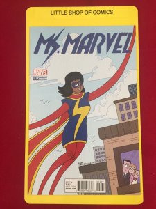 Ms Marvel 2016 #2 1:10 Hembeck Variant NM Disney+ MCU