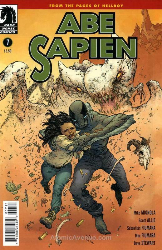 Abe Sapien: Dark and Terrible #7 VF; Dark Horse | save on shipping - details ins