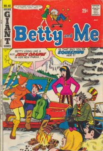 Betty And Me #40 VG ; Archie | low grade comic Febraury 1972 Giant Series