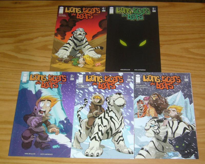 Lions Tigers and Bears vol 2 #1-4 VF/NM complete series + variant - all ages fun