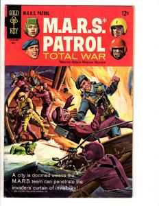 11 Gold Key Comics Total War 2 Mars Patrol 3 5 10 Bottom Sea 3 6 7 10 13 15 JL32