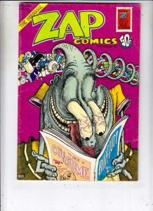 Zap #6 (Jan-73) FN+ Mid-High-Grade Mr. Natural, Flaky Foont, Star-Eyed Stella...