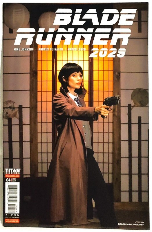 BLADE RUNNER 2029 #1 - 4 Rei Kennex Cosplay Photo Variant Covers Titan Comics