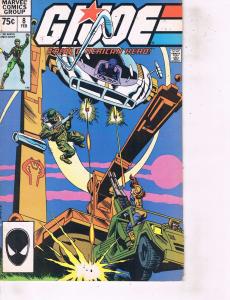 Lot Of 2 G.I. Joe Marvel Comic Book #8 34  Thor Irom Man  ON14