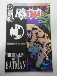 Batman #497 Bane Break's Batman's Back NM- Condition