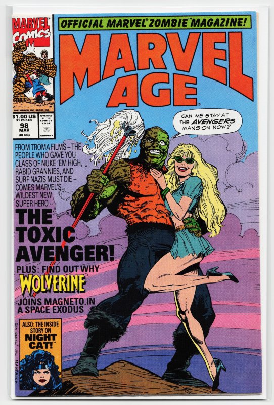Marvel Age #98 (1991) Guardians of the Galaxy